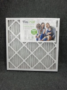Filti 7500 Pleated Home HVAC Furnace 20 x 20 x 2 MERV 13 Air Filter 2 Pk Sealed - Picture 1 of 10