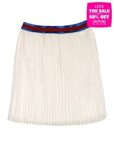 RRP€350 GUCCI Kids Pleated Skirt Size 4Y Silk Blend Shiny Lined Made in Italy - Picture 1 of 4