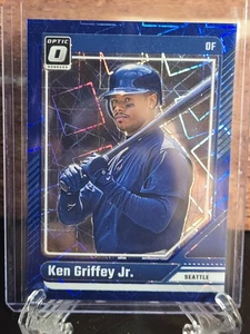 2024 Panini Donruss Optic Baseball Blue Velocity #21 Ken Griffey Jr. Seattle - Picture 1 of 2