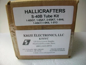 KIT TUBO HALLICRAFTERS S-40B - Imagen 1 de 2