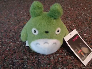 My Neighbor Totoro Green Beanbag Plush 4" Studio Ghibli Official NWT - Picture 1 of 6