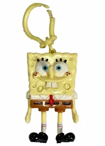 Bob Esponja Pantalones Cuadrados Amarillo Clip Colgador 2003 Plástico De Colección Coleccionable - Imagen 1 de 7