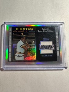 K87,446 - 2002 Topps Archives Reserve Uniform Relics #WS Willie Stargell 71 Uni