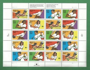 2961 - 2965   US  Recreational Sports   Never Hinged Sheet  issued year 1995 - Picture 1 of 2