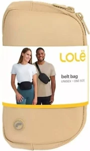 LOLE Unisex One Size Gürteltasche, verstellbare Crossbody Gürteltasche, Farbe: hellbraun - Bild 1 von 8
