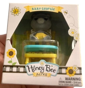 Honey Bee Acres BABY Georgie Flocked Bear with Highchair NEW - Picture 1 of 9