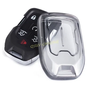 Funda transparente negra con llave negra para Chevrolet Silverado Tahoe GMC Yukon Sierra - Imagen 1 de 8