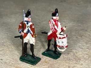Scott Lesch Figures, British Soldiers of American Revolution, 2x Figures - Picture 1 of 3