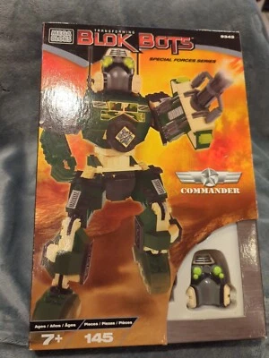 MEGA BLOKS 9343 Transforming Blok Bots Special Forces Series Commander - Image 1 of 2