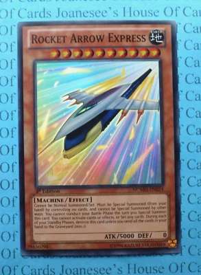 NUMH-EN024 Rocket Arrow Express Super Rare Yu-Gi-Oh Card 1st Edition NM/LP New - Image 1 of 3