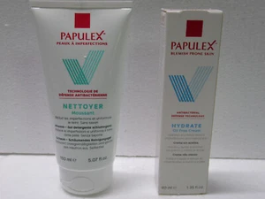 Papulex Blemish Prone BUNDLE Moussant Cleansing Gel & Hydrate Oil Free Cream - Picture 1 of 7