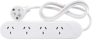 Standard 4 Outlet Powerboard White - Picture 1 of 12