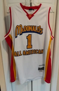 Camiseta deportiva para hombre High School Legends blanca McDonalds #1 Tracy Mc Grady - talla 52 - Imagen 1 de 5