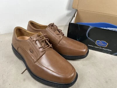 Zapatos Oxford Dr Comfort Clásicos Marrón Castaño Diabético Para Hombre Talla 11.5W #8420 Foto 1 de 4