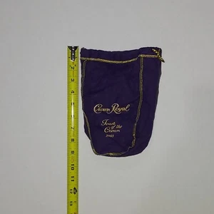Crown Royal Toast of the Crown 2003 Purple Drawstring Collector Bag 9" - Picture 1 of 3