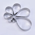 7PCS Flower Heart Shape Mold Mousse Ring Mold Stainless Steel Cake Cutter BaBYI