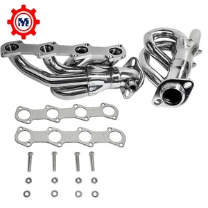 Stainless Steel Shorty Manifold Header For Ford F-150 F250 4.6L V8 1997-2003 - Picture 1 of 8