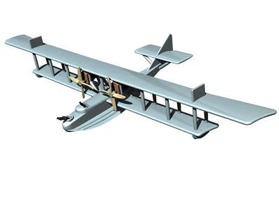 Felixstowe F.2A - WWI Seaplanes - 1/144 Scale - wargame3d - Image 1 of 2