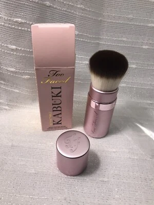 Too Faced Teddy Bear Hair Multi-Tasking Retractable Kabuki Brush ~ New in Box - Image 1 of 4