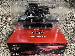 2024 FARM SHOW ERTL 1:64 CASE IH Axial-Flow AF11 Tracked Combine BLACK CHROME - Picture 1 of 2