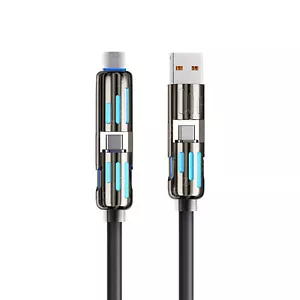 4 in 1 Multi-USB Charging Cable - MAX 240W Fast Charging/With USB A+ Type-C 40in - Picture 1 of 29