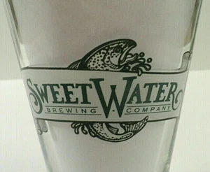 SWEET WATER BREWING CO. GRASS MONKEY COLLECTOR DRINK GLASS BEER SOUVENIR ALE - Picture 1 of 7