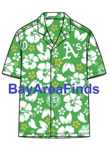 Oakland A's Hawaiian shirt sz X-Large SGA 6-18-2023 Athletics Aloha XL - Picture 1 of 1