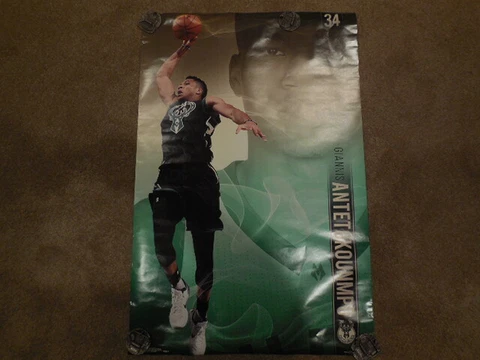 1  giannis antetokounmpo milwaukee bucks poster Cover