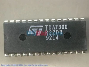 ST TDA7300 DIP-28 DIGITAL GESTEUERTER STEREO-AUDIOPROZESSOR USA-Schiff - Bild 1 von 1