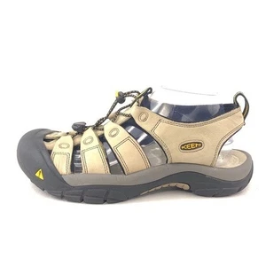 Keen Newport Leather Hiking Sandals Womens Size 9.5 EU 40 Ivory Beige Waterproof - Picture 1 of 12