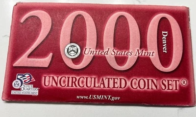 2000 United States Mint Denver Uncirculated Coin Set - Image 1 of 4