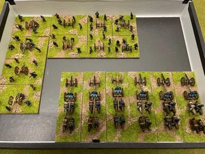 Painted ACW - Union 10 Guns & Crew + 6 Limbered Gun Teams - Figures 15mm Scale - Picture 1 of 12