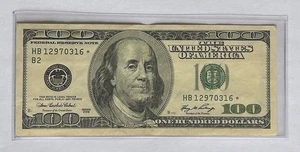 2006 US $100 One Hundred Dollar Bill 320k Low Run Star ✯ Note (NYC Fed Reserve) - Picture 1 of 2