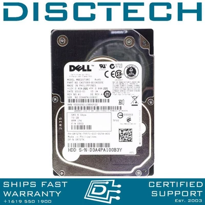 Dell R727K / Fujitsu MBE2073RC 73GB 15K 6Gbps SFF Serial Attached SCSI Hard Driv - Image 1 of 3