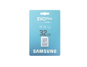 Samsung 32GB SD memory Card EVO Plus U3 V30 Read speed 130MBs high-speed digital - Picture 1 of 2