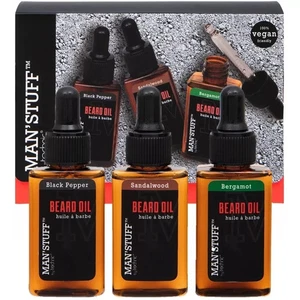 Man Stuff Beard Oil Gift Set Softener Moisturising Gift Set - Picture 1 of 5