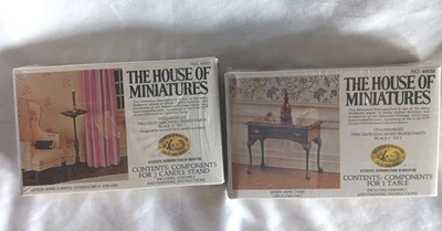 VTG 70s Lot of 2 The House of Miniatures Dollhouse Furniture Kits X-Acto Sealed - Image 1 of 3