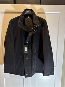 HUGO BOSS CABATO RELAXED FIT BLACK SAILING STYLE JACKET SIZE XXL BNWT RRP£349 - Picture 1 of 17