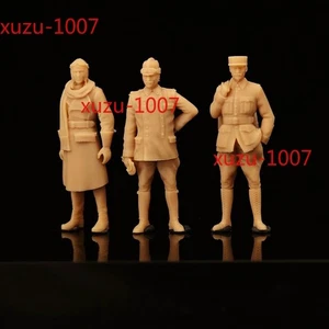 1/72/48 WW I "Germany/Britain/France Fighter pilot" 3 Man Group Model 3D Printed - Picture 1 of 5