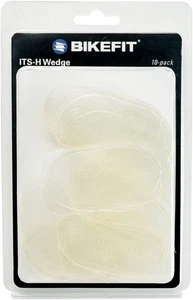 BikeFit In The Shoe Nesting Heel Wedges - 2, 3 and 4 Degree, 10-Pack, Clear - Picture 1 of 1