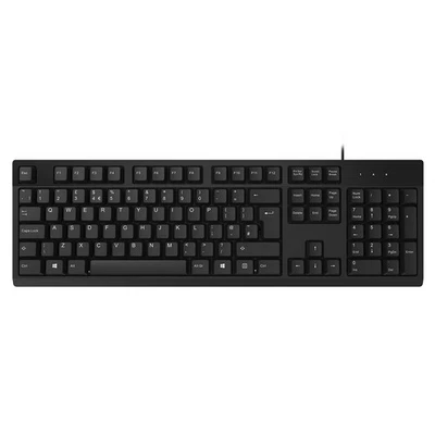 CIT USB Wired Keyboard Full Size UK layout QWERTY For Desktop PC Laptop NEW - Image 1 of 4