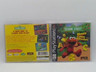 Sesame Street: Elmo's Letter Adventure (PlayStation 1, 1999) Complete Tested - Image 1 of 3