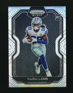 2020 Panini Chronicles Prizm Black CeeDee Lamb #PB-11 Silver Holo (RC) - Bild 1 von 2