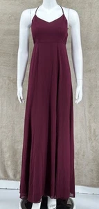 Show Me Your Mumu Dress Womens Small Merlot Godshaw Goddess Gown Wedding Bridal - Picture 1 of 13
