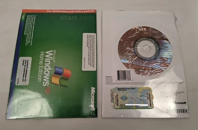 MICROSOFT WINDOWS XP HOME FULL w/SP2 OPERATING SYSTEM OS MS WIN =NEW & SEALED= - Image 1 of 4