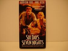 USED VHS SIX DAYS SEVEN NIGHTS COMEDY HARRISON FORD ANNE HECHE