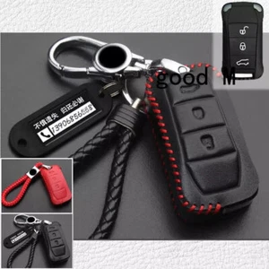 Funda protectora de cuero genuino para llavero remoto de coche para Porsche Cayenne 2006-2009  - Imagen 1 de 24