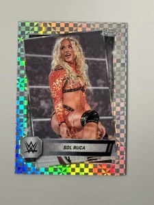 2025 Topps WWE Chrome #24 Sol Ruca X-Fractor Refractor - Picture 1 of 2