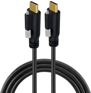 Wonderwires USB-C Male to USB-C 3.1 Male Data Charge Single Screw Panel Mount - Picture 1 of 10