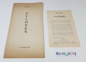 Jean BENOIT - Pylones - 1955 - Signé Et Dédicacé Par L'auteur - Picture 1 of 7